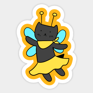 Bee Fairy Cat Sticker